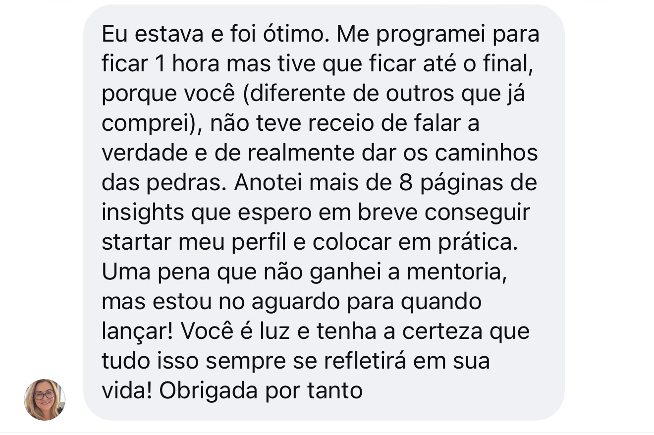 Feedback: café da tarde